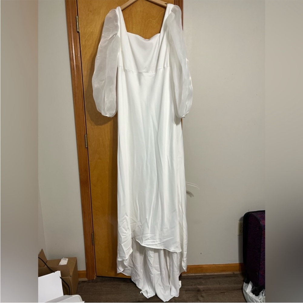 ASOS Square Neck Wedding Dress